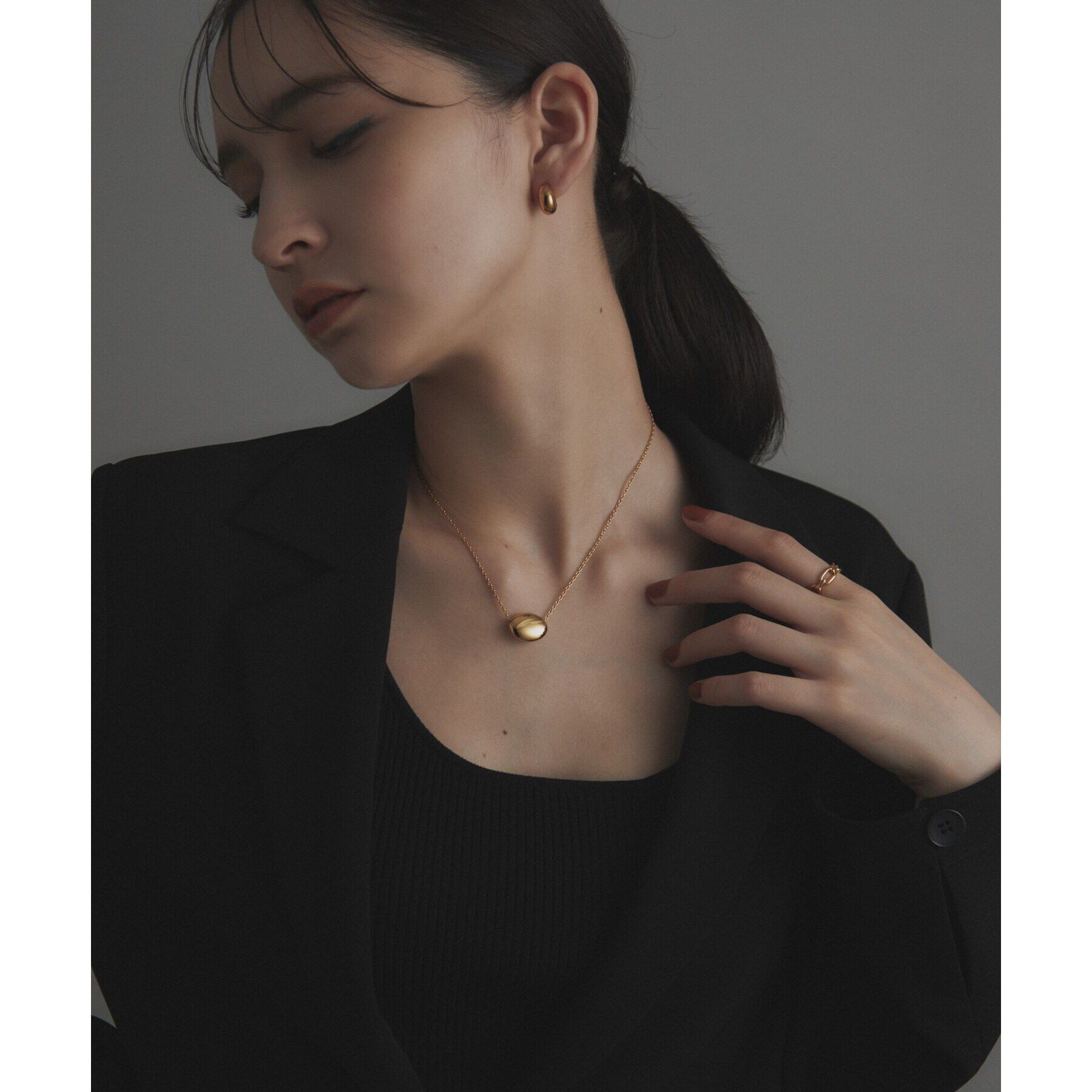 COCOSHNIK ONKITSCH「シルバー ケーブルチェーンモチーフリング GP」|リング|