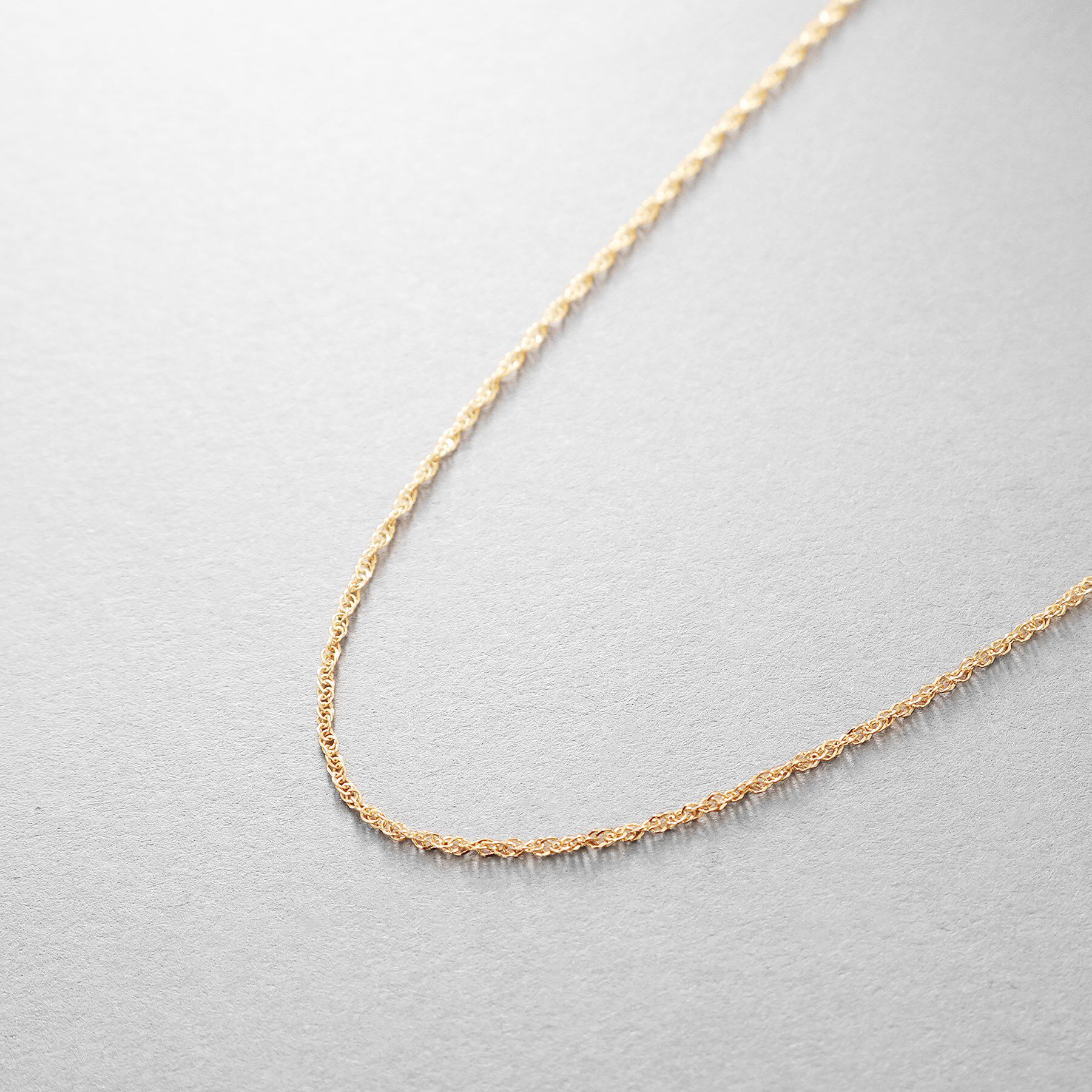 COCOSHNIK ONKITSCH「K10スキニーネックレス スクリューツイスト」|ネックレス|