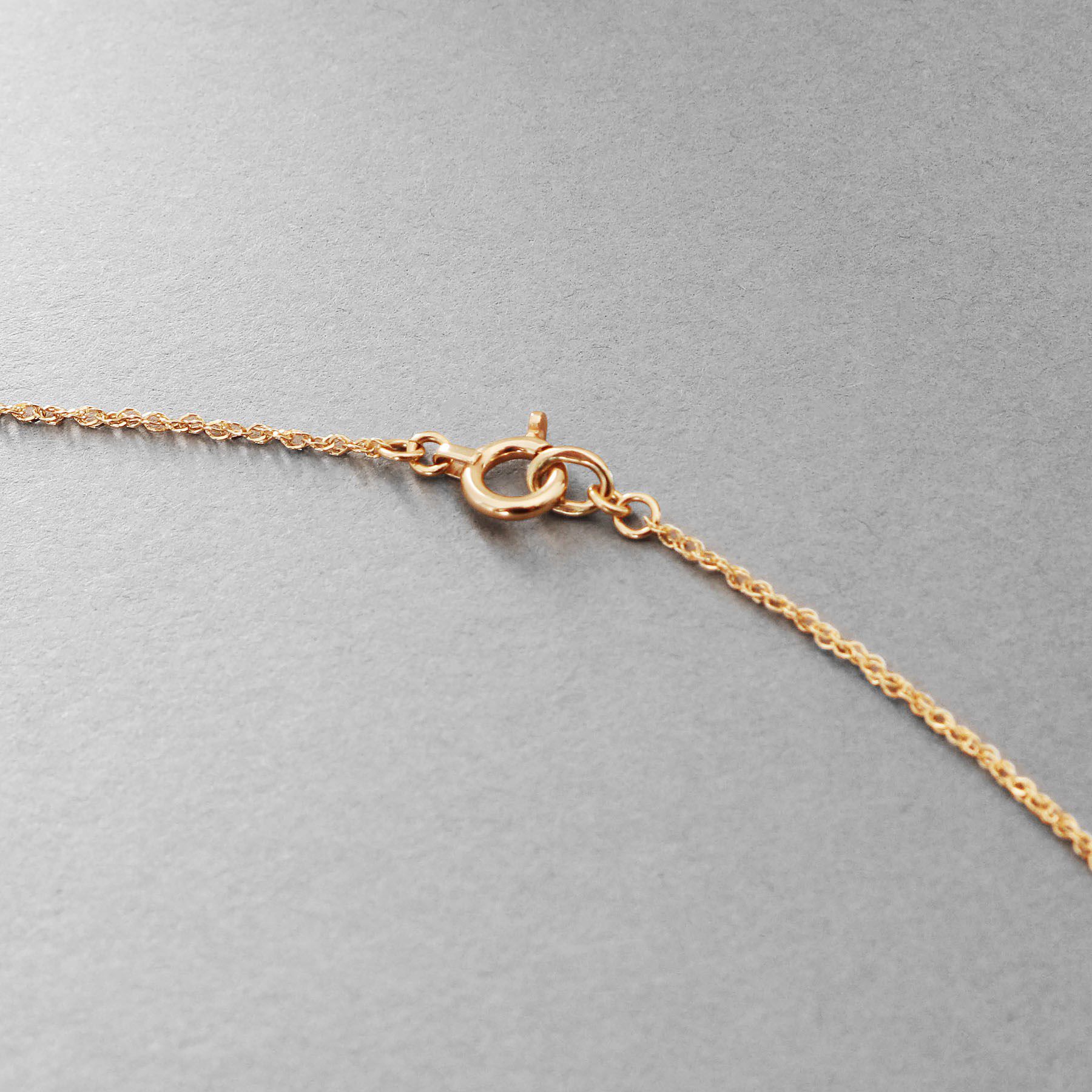 COCOSHNIK ONKITSCH「K10スキニーネックレス スクリューツイスト」|ネックレス|