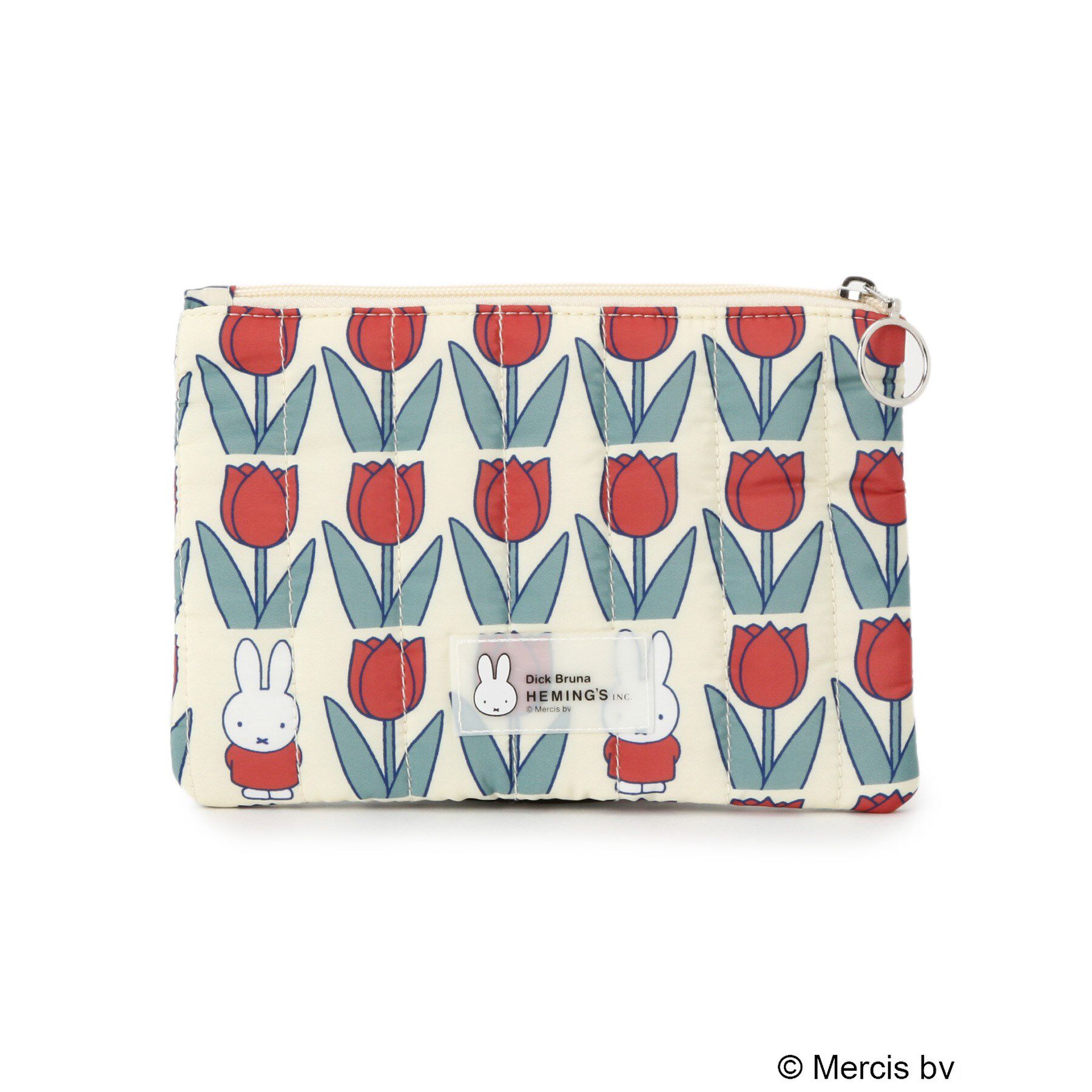 SHOO･LA･RUE「【ミッフィー】キルティングフラットポーチ」|ポーチ|ライトベージュ(05