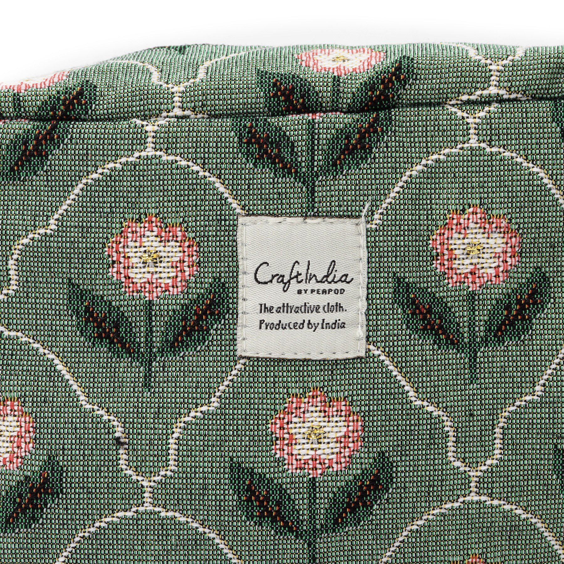 SHOO･LA･RUE「インド製ジャカードマチ付きポーチ」|ポーチ|