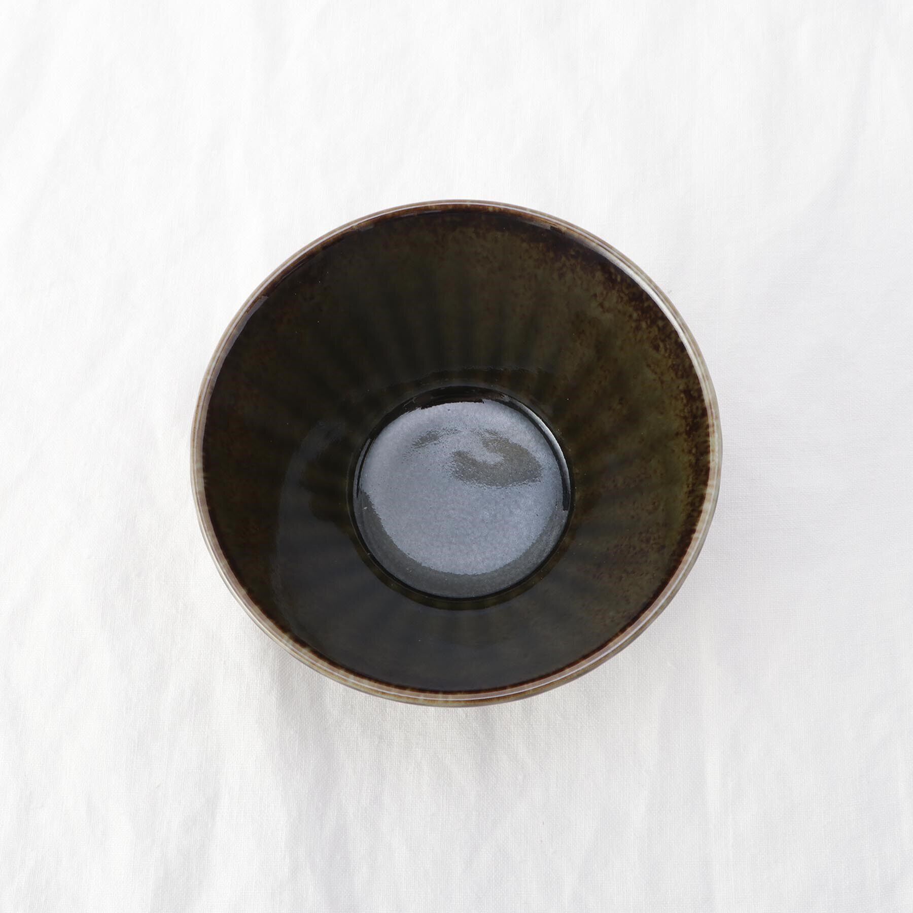 212 KITCHEN STORE「しのぎ反りどんぶり S 織部」|食器・キッチングッズ|