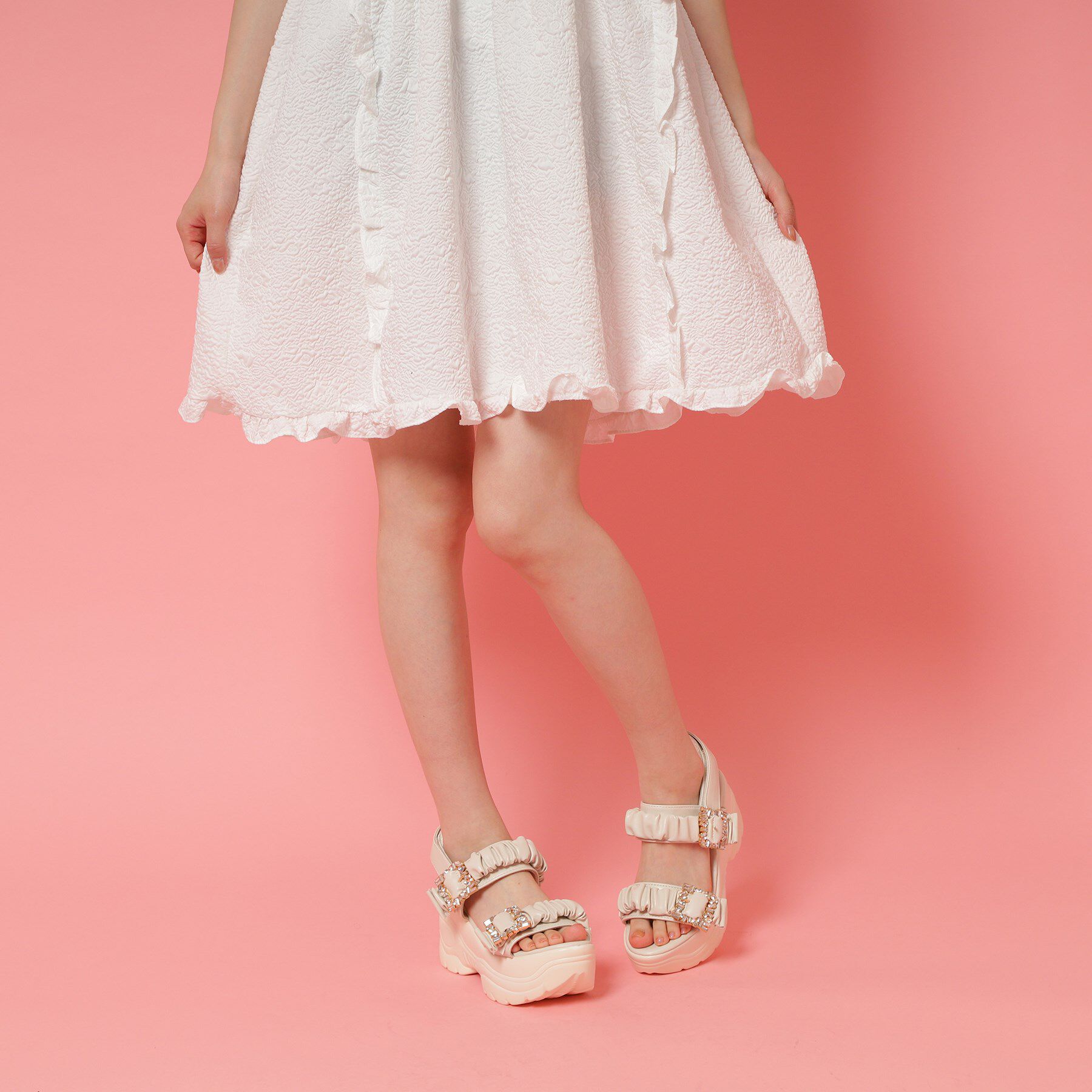 csT&P「厚底バックルサンダル」|サンダル|