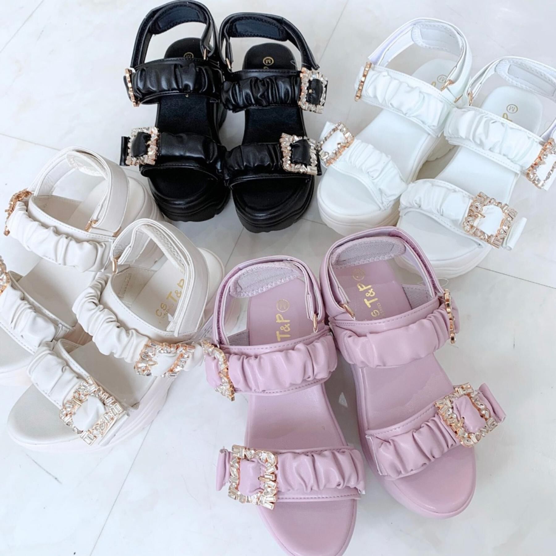 csT&P「厚底バックルサンダル」|サンダル|