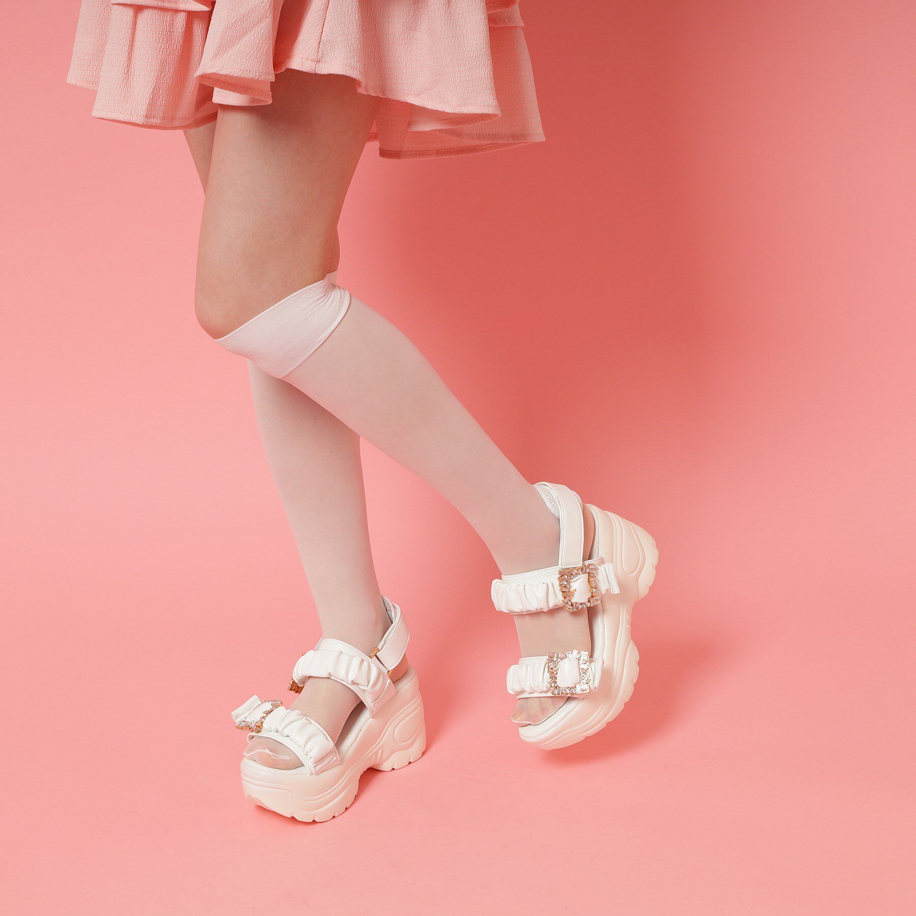 csT&P「厚底バックルサンダル」|サンダル|