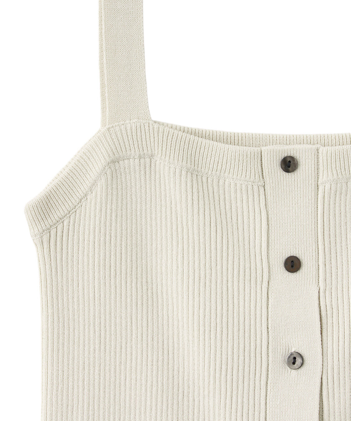 COCO DEAL「前後2WAYボタン付きニットタンク」|ニット・セーター|