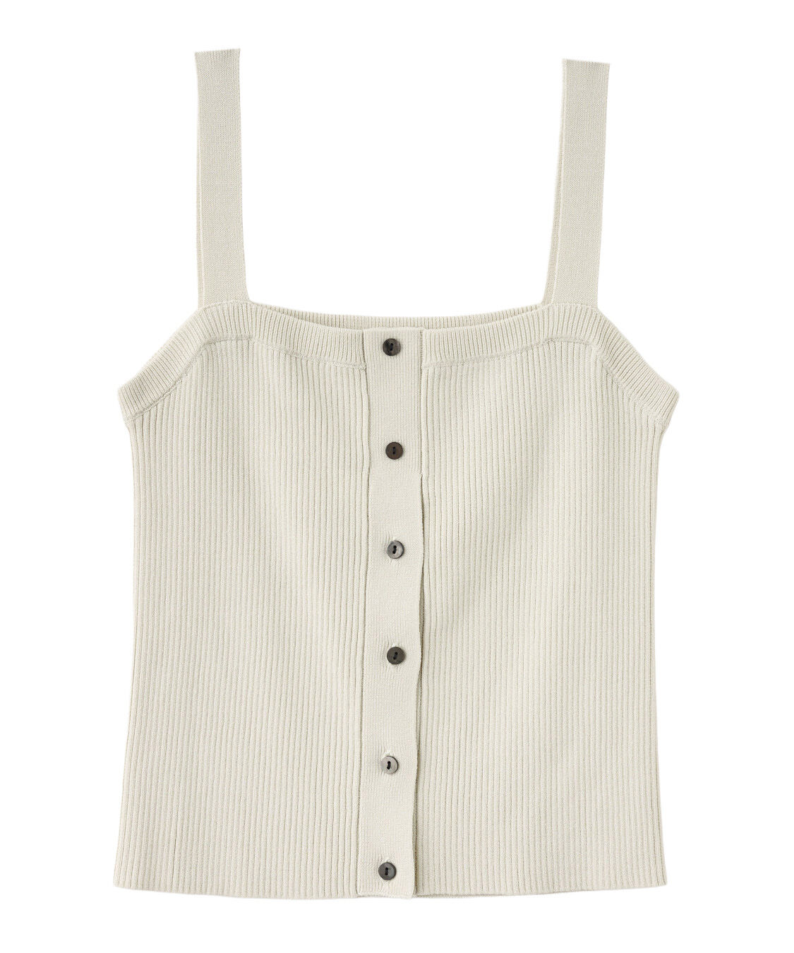 COCO DEAL「前後2WAYボタン付きニットタンク」|ニット・セーター|