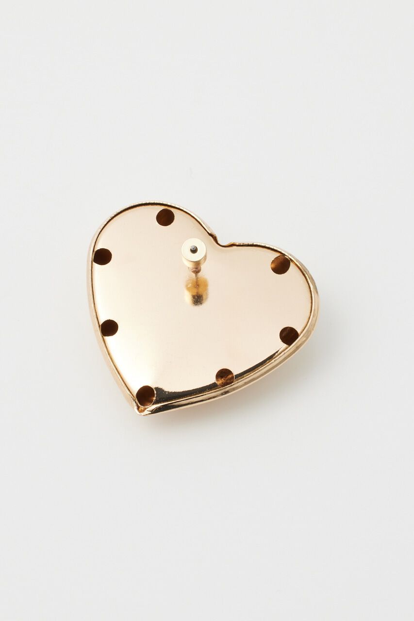 rienda「ハートモチーフビッグピアス」|ピアス|