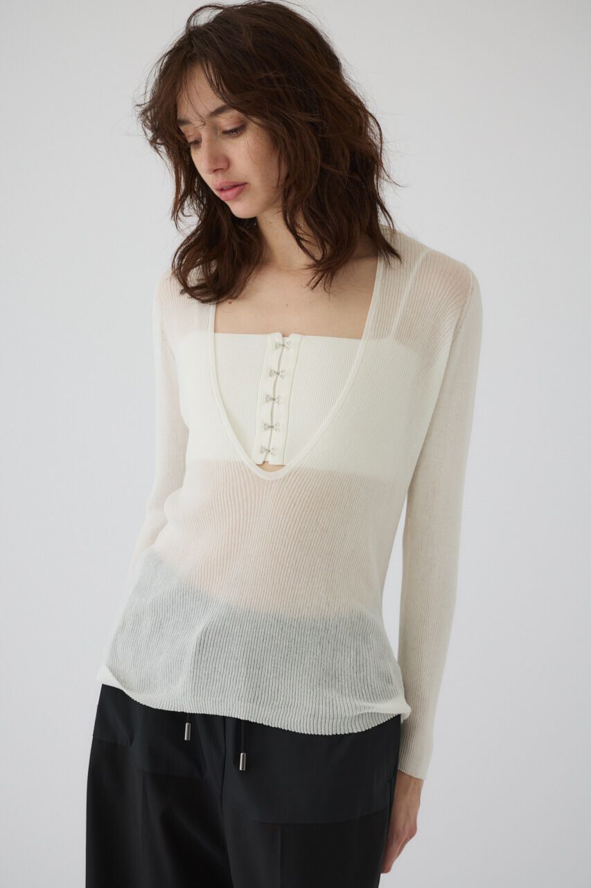RIM.ARK 「Bustier set rib knit」|ニット・セーター|