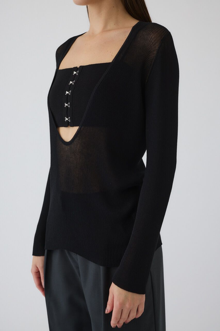 RIM.ARK 「Bustier set rib knit」|ニット・セーター|