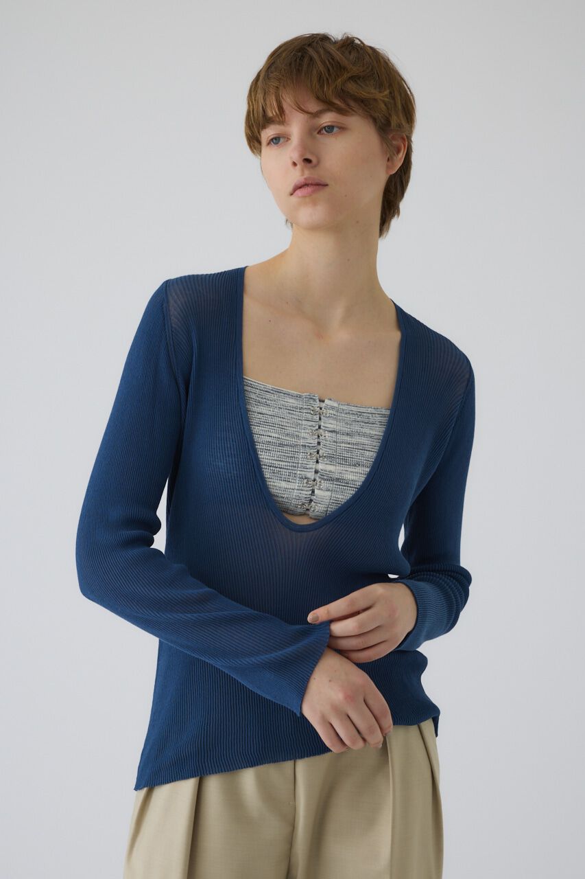 RIM.ARK 「Bustier set rib knit」|ニット・セーター|