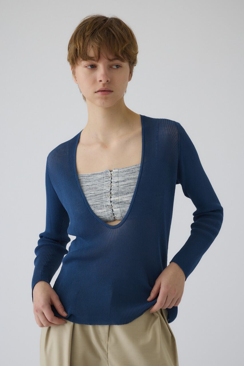 RIM.ARK 「Bustier set rib knit」|ニット・セーター|