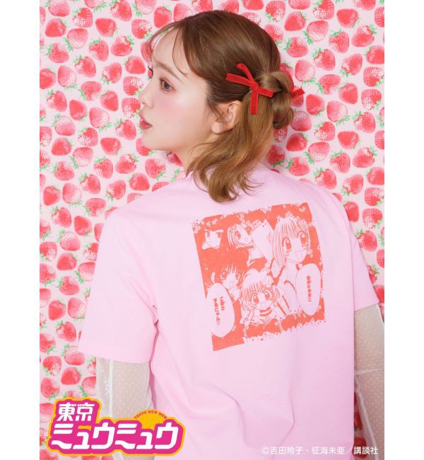 CALNAMUR「【東京ミュウミュウコラボ】全員集合Tシャツ」|Tシャツ・カットソー|