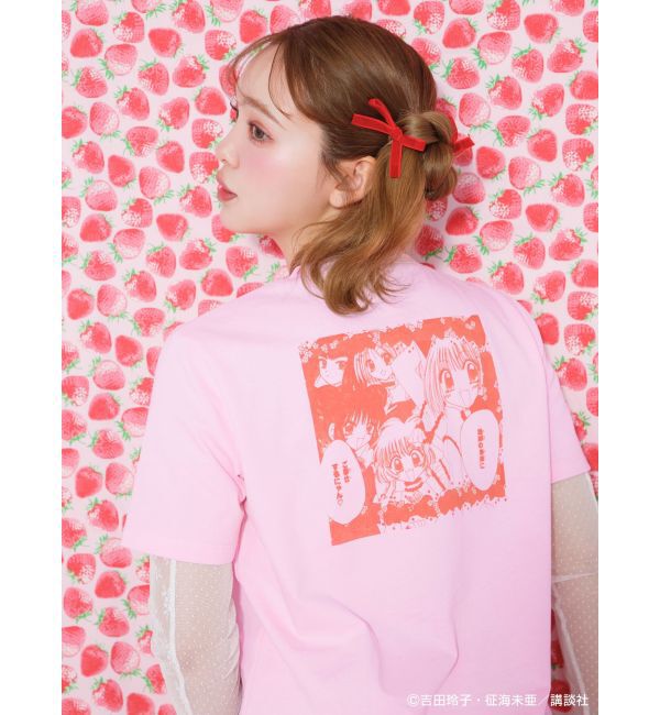 CALNAMUR「【東京ミュウミュウコラボ】全員集合Tシャツ」|Tシャツ・カットソー|ピンク