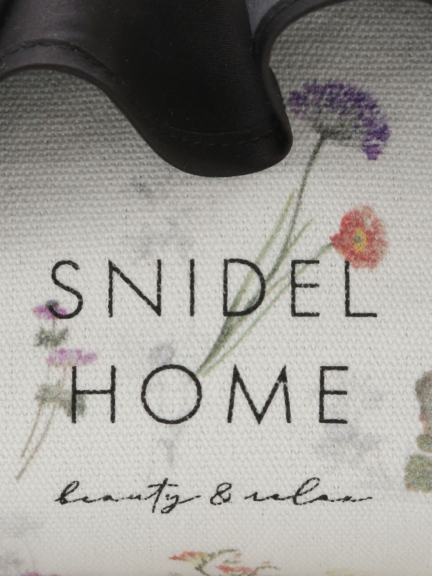 SNIDEL HOME「オーガニックキャンバスポーチ（FLOWER）」|ポーチ|