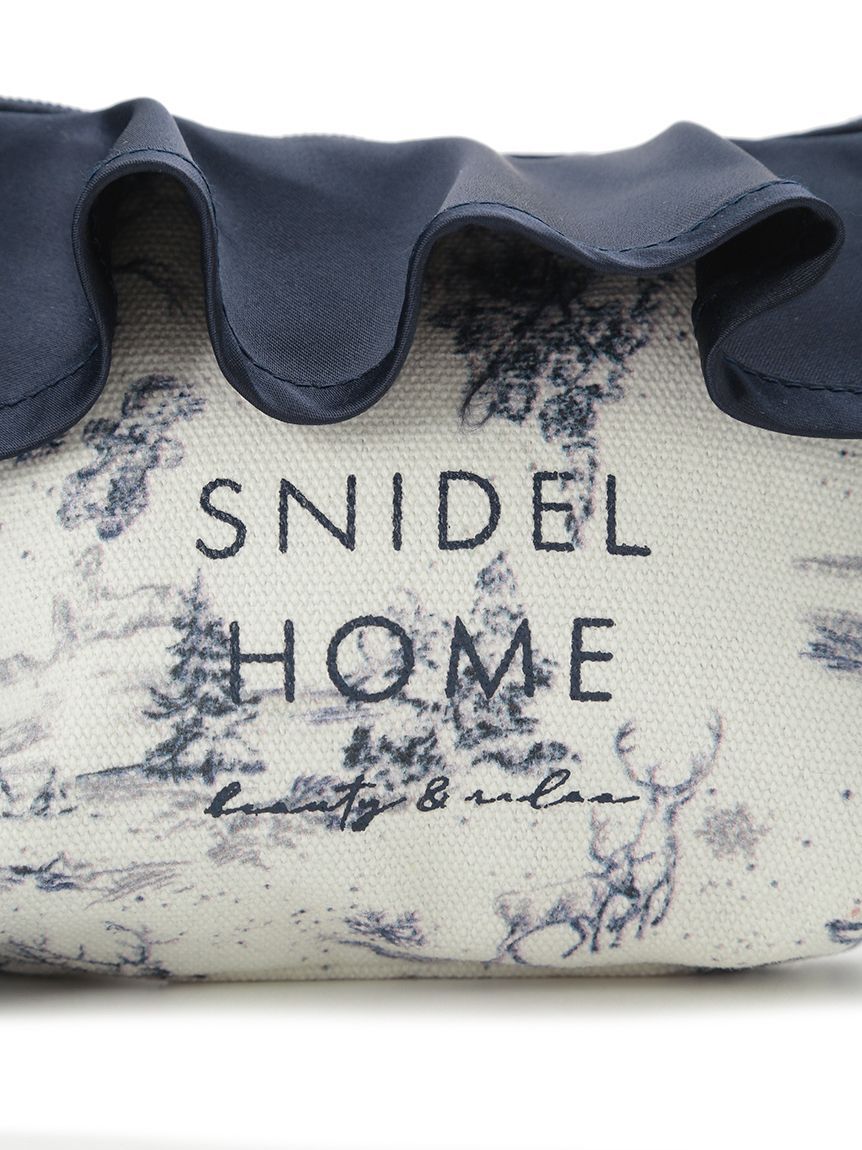 SNIDEL HOME「オーガニックキャンバスポーチ（Toile de Jouy）」|ポーチ|