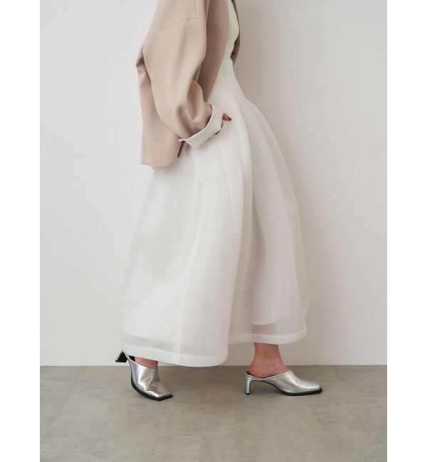 ELENDEEK「SQUARE SLIDER SHOES」|サンダル|