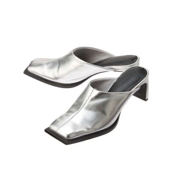 ELENDEEK「SQUARE SLIDER SHOES」|サンダル|