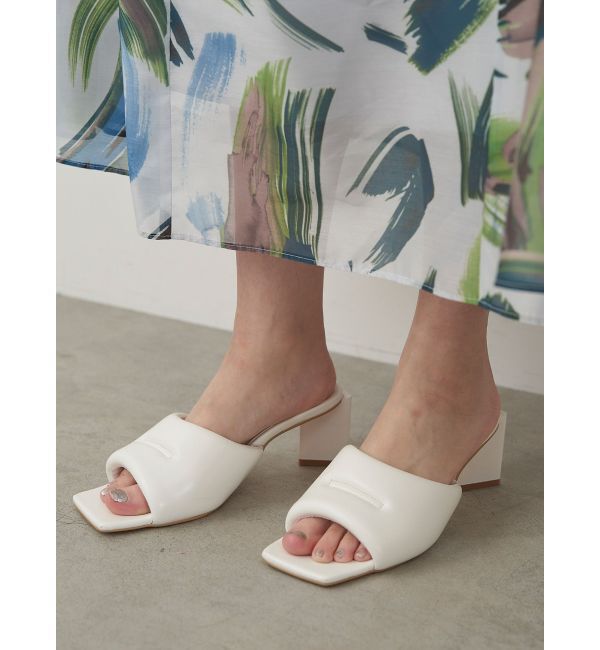 ELENDEEK「CUSHION SANDAL」|サンダル|オフホワイト