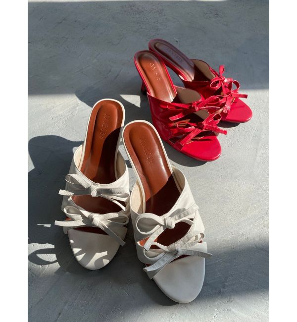 RESEXXY「ダブルリボンピンヒールサンダル」|サンダル|