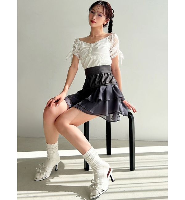 RESEXXY「ダブルリボンピンヒールサンダル」|サンダル|