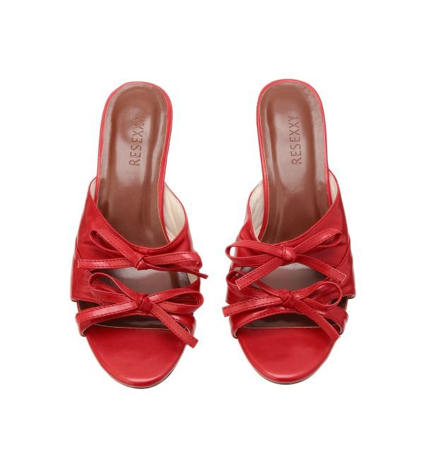 RESEXXY「ダブルリボンピンヒールサンダル」|サンダル|