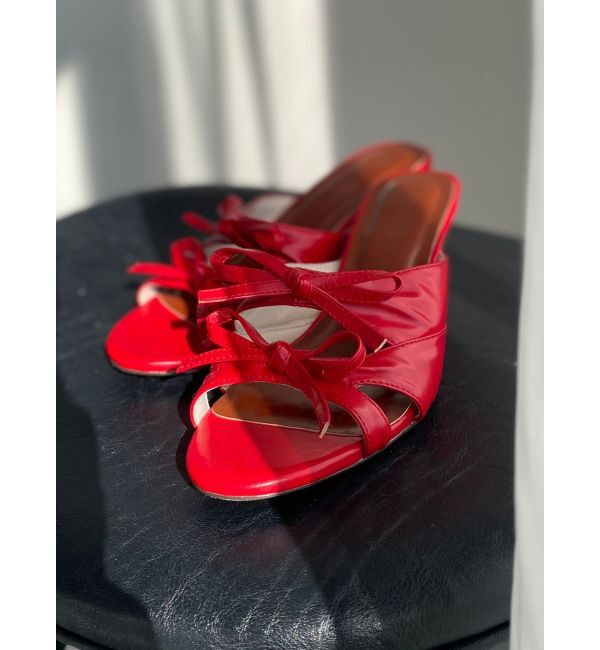 RESEXXY「ダブルリボンピンヒールサンダル」|サンダル|