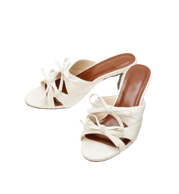 RESEXXY「ダブルリボンピンヒールサンダル」|サンダル|