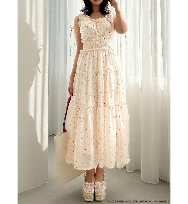 dazzlin「【メロクロコラボ】ツインリボンキャンバストートバッグ」|トートバッグ|