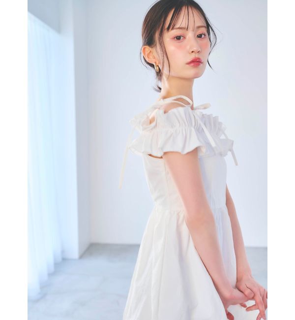 dazzlin「フリルバルーンワンピース」|ワンピース|
