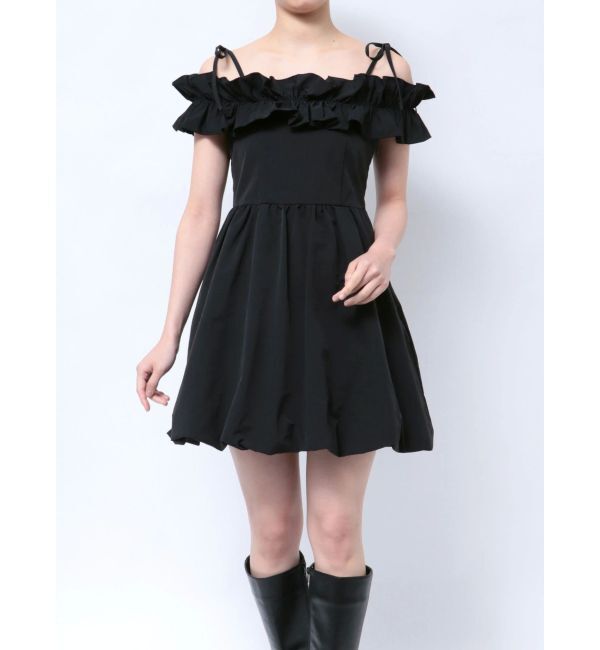 dazzlin「フリルバルーンワンピース」|ワンピース|