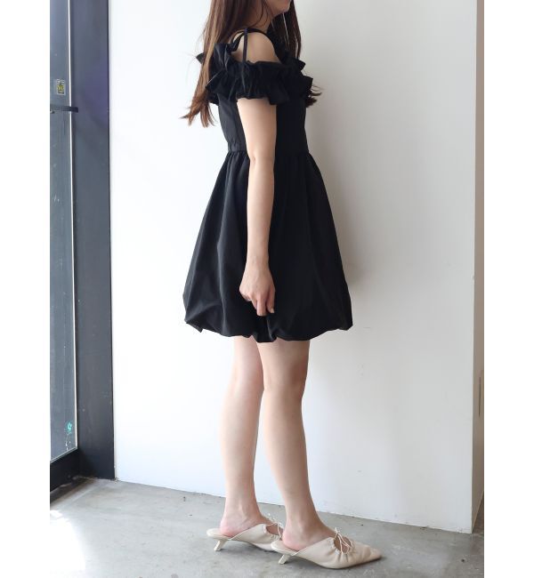 dazzlin「フリルバルーンワンピース」|ワンピース|