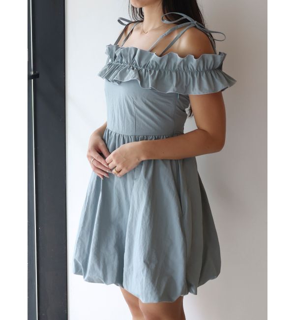 dazzlin「フリルバルーンワンピース」|ワンピース|