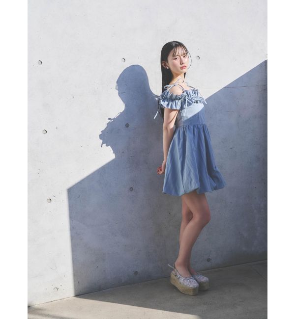dazzlin「フリルバルーンワンピース」|ワンピース|