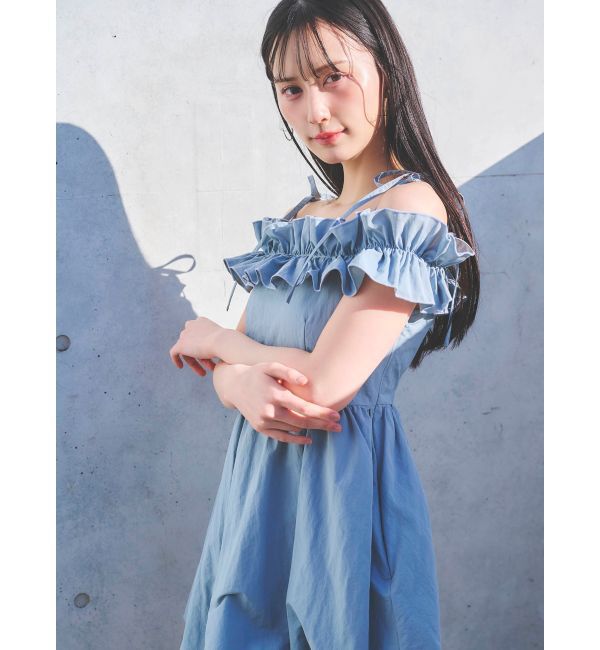 dazzlin「フリルバルーンワンピース」|ワンピース|