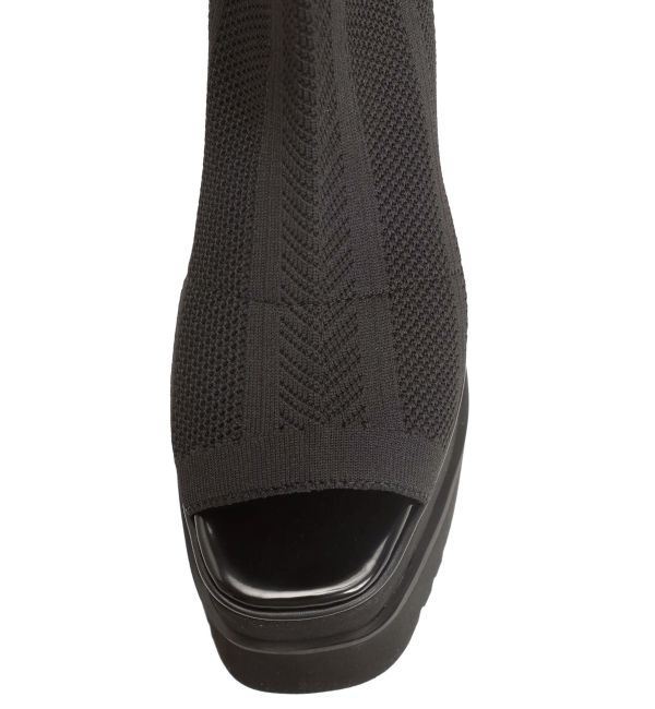 MURUA「ジャガードソックブーツ」|ショートブーツ|