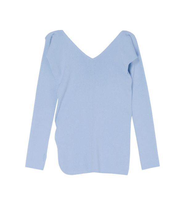 LAGUNAMOON「バレリーナアシメヘムニットプルオーバー」|ニット・セーター|