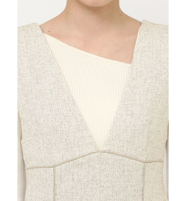 LAGUNAMOON「MIXカラーマーメイドジャンパースカート」|ジャンパースカート|