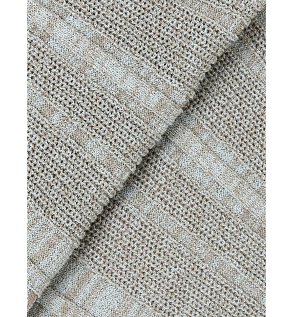 LAGUNAMOON「シャツカラーメランジニットワンピース」|ワンピース|