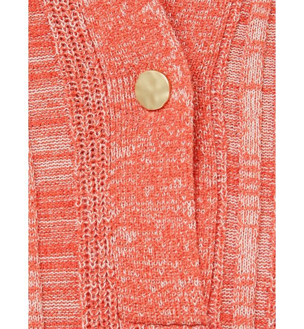 LAGUNAMOON「シャツカラーメランジニットワンピース」|ワンピース|