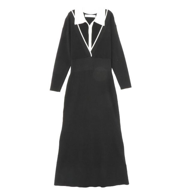 LAGUNAMOON「ラインディティールナローニットワンピース」|ワンピース|