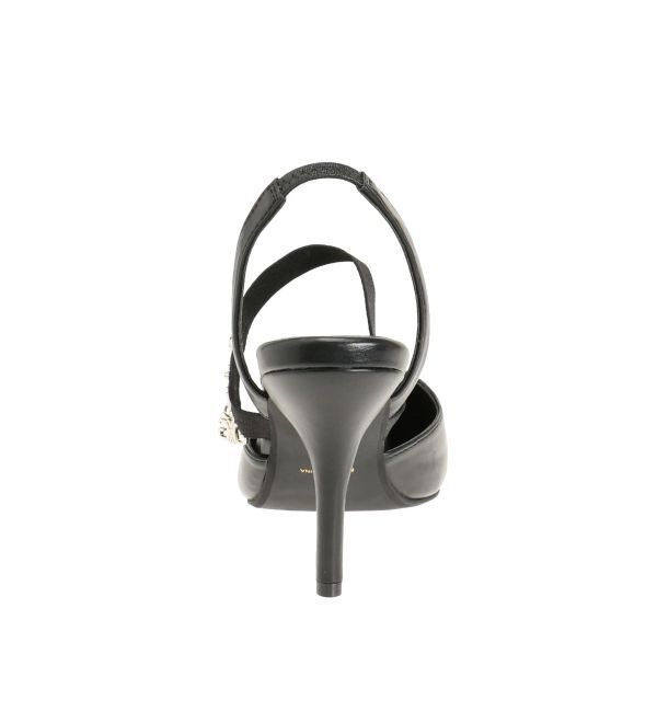 GYDA「heelストラップモチーフ付きポインテッドミュール」|パンプス|