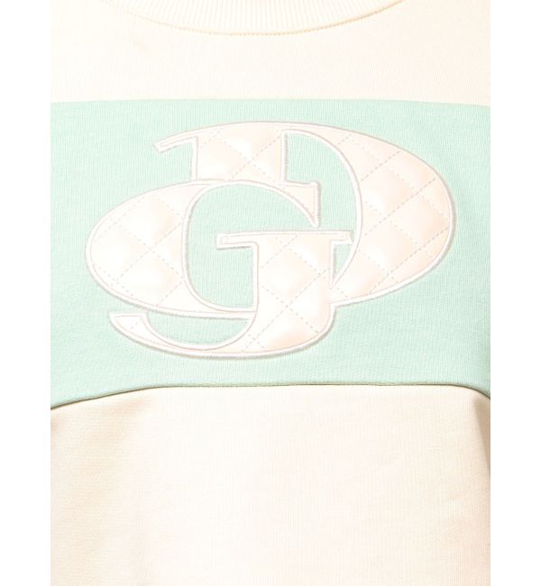 GYDA「GD fake leather patch shortトップス」|Tシャツ・カットソー|