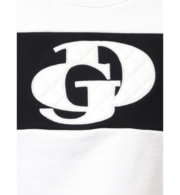 GYDA「GD fake leather patch shortトップス」|Tシャツ・カットソー|