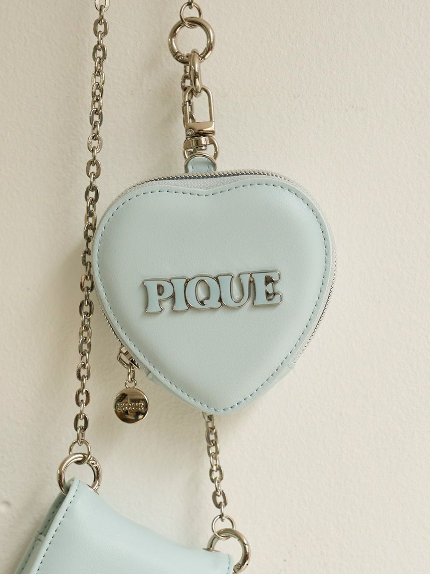 gelato pique「ハートポーチチャーム」|ポーチ|BLU