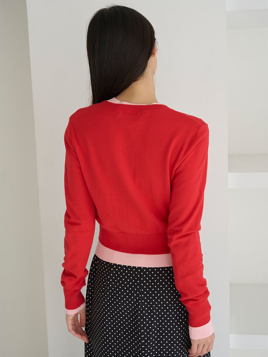 SNIDEL「ニットレイヤードプルオーバー」|ニット・セーター|