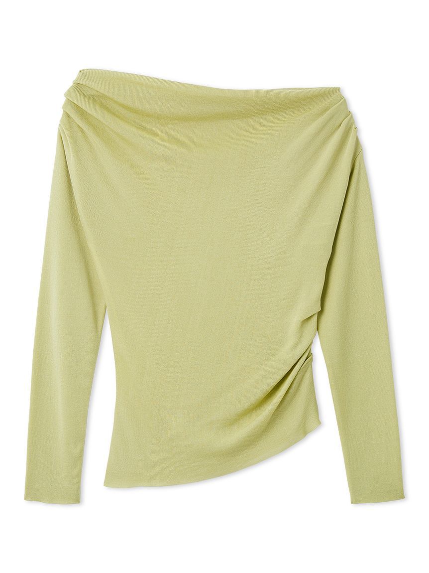 FRAY I.D「アシンメトリーオフショルニットトップス」|ニット・セーター|