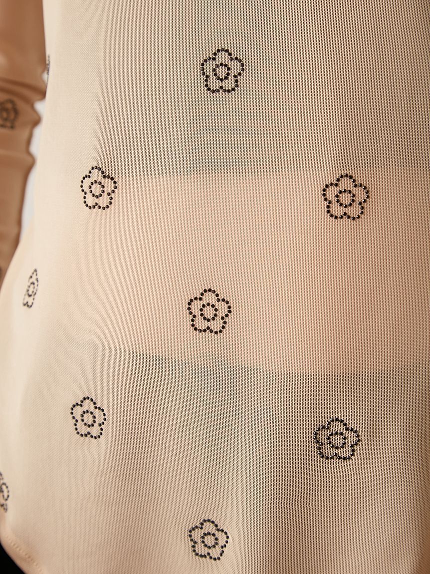 LILY BROWN「【LILY BROWN&times;MARY QUANT】デイジー柄シアーチュールトップス」|Tシャツ・カットソー|