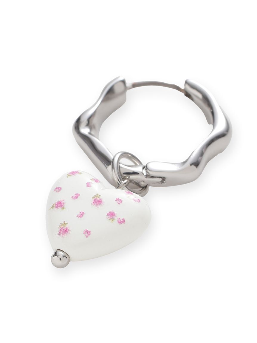 LILY BROWN「バリエーションフラワープリントピアス」|ピアス|