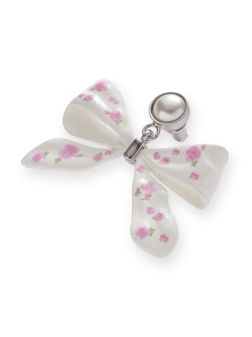 LILY BROWN「バリエーションフラワープリントピアス」|ピアス|